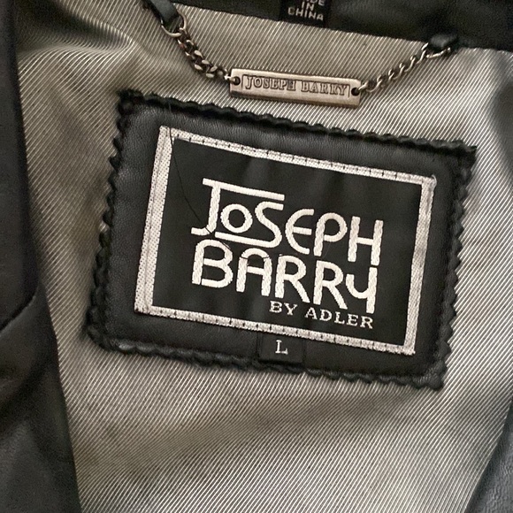Black, smoothe leather jacket, Joseph Barry. - Picture 2 of 4